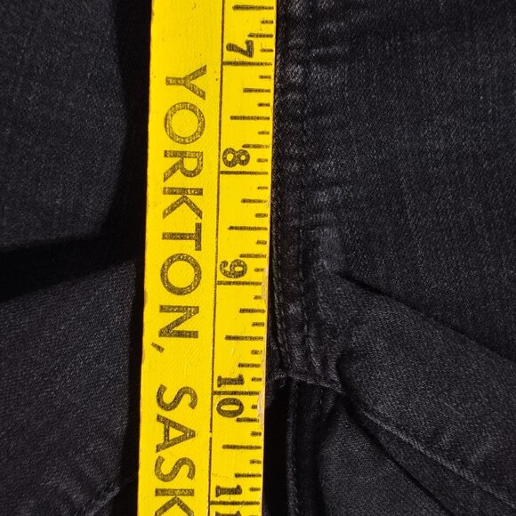 Torrid Denim women's size 12S dark grey jeggings ankle crop stretchy high rise - Picture 13 of 14